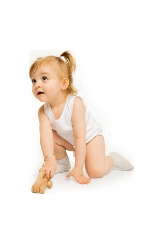 Babixkids Pamuklu Geniş Askılı Kız Bebek 5li Zıbın İhracat Fazlası %100 Pamuk Beyaz