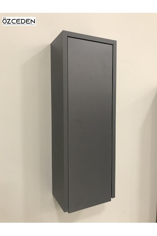 Çok Amaçlı Banyo Mutfak Dolabı 70Cm Mdf Antrasit Gri Mat Renkli (546030482) Antrasit