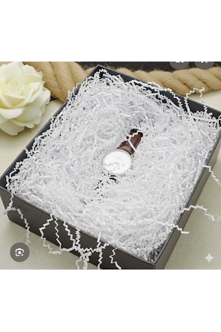Beyaz Kırpık Dolgu Kağıdı 50 Gr Zigzag Kutu İçi Süsleme Kağıdı Hediye Kutusu Dolgu Kağıdı