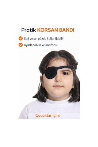 Aluslive Çocuk Pratik Korsan Bandı Çok Renkli
