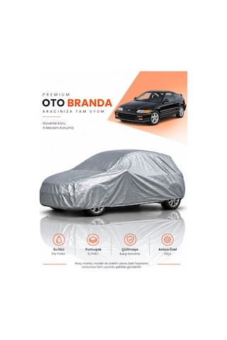 Honda Crx 1992-1998 Hatchback Uyumlu Araba Brandası Oto Branda Araba Örtüsü Araç Çadırı