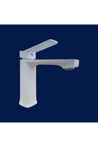 Luxury Faucet Lavabo Bataryası Beyaz Beyaz