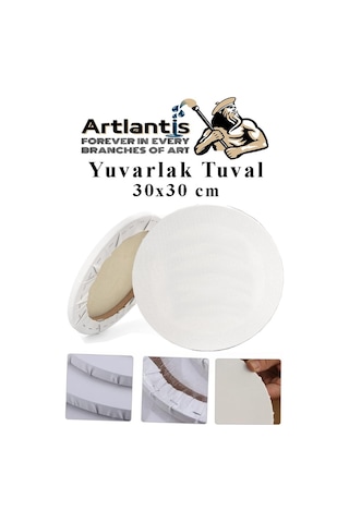 Kare Yuvarlak Ve Altıgen Tuval 30 Cm 1 Paket 30x30 Cm Arkadan Zımbalı Astarlı Resim Tuvali Akrilik Yağlı Boya Altıgen