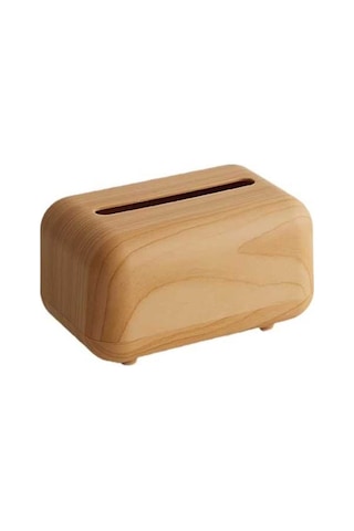 Pazly Suntek Ahşap-rengi Peçete Mendil Kutusu Kapağı Ev Dekoru Jr Ahşap