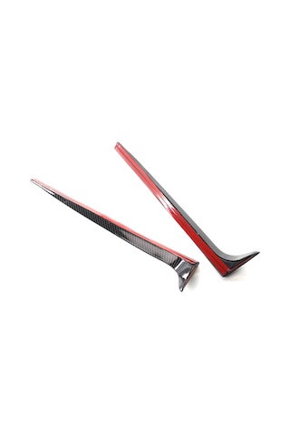 Youmex 2011-2017 Volkswagen Polo Arka Cam Spoiler, Karbon Desenli Ve Parlak Siyah, Gz.w0143-tw