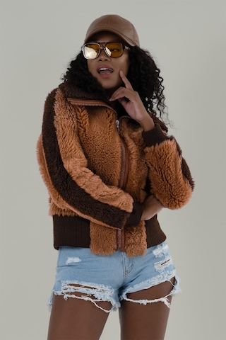 Karina Taba Tüylü Mont 211551 001