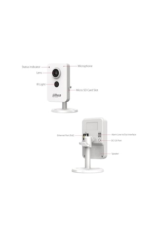 Dahua 4mp Küp 2.8mm Wıfı Kablosuz Ip Kamera Dh-ıpc-k1430k-stw