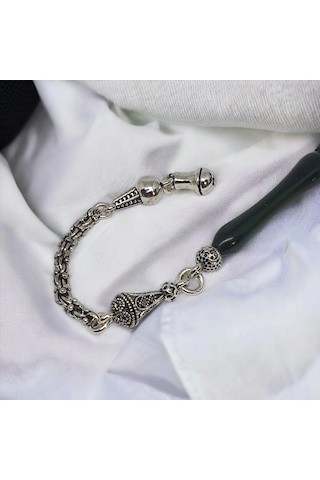 Kesebe Ateş Kehribar Taşlı Tespih Çok Renkli