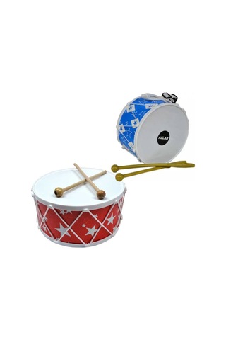 Northcity Asl-08 Renkli B. Davul Ahşap Desen Poşetli Bx Standart