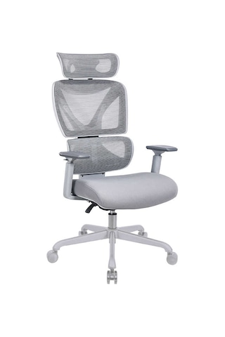 Unique-sx Yönetici Ve Çalışma Koltuğu - Gri 74x119.5-129x65.5 Cm