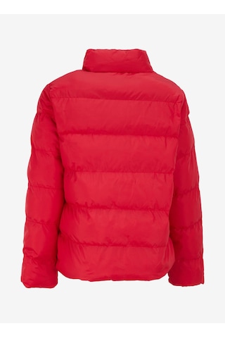 Limon Kırmızı Kadın Dik Basic Düz Mont L4wl-mnt-9008