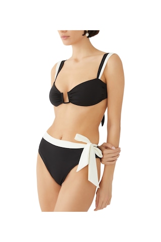 Away That Day Yüksek Bel Orta Kapama Bikini Altı Siyah