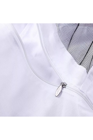 Geeksen Arı Çiftliği 4'lü Takım: Yarı Vücut Arı Giysi, Koruyucu Eldiven, Çerçeve Tutucu Ve Arı Fırçası - Yeni Başlayanlar İçin Tam Zirve Seti Beyaz