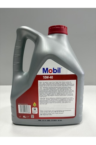 Mobil 10w-40 4l Motor Yağı Üretim Tarihi 2025
