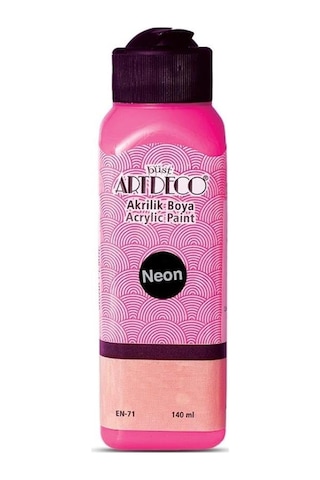 Artdeco Akrilik Boya 140ml Neon Pembe 930 Çok Renkli