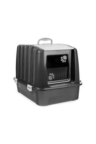 Pribor Hz-335 Kedi Köpek Evcil Hayvan Tuvaleti Büyük Boy Siyah