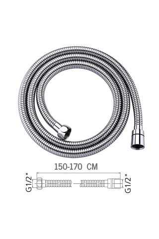 Paslanmaz Kopmaz Patlamaz Kaliteli Çelik Duş Hortumu - 150cm
