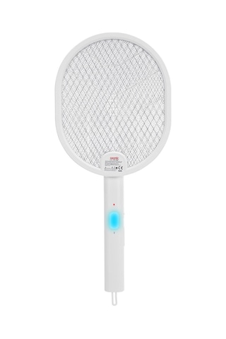 Asonic As-a26 Beyaz 1200mah 3000v Çıkış Uv Işıklı Şarjli Katlanabilir Askılı Sinek Öldürücü