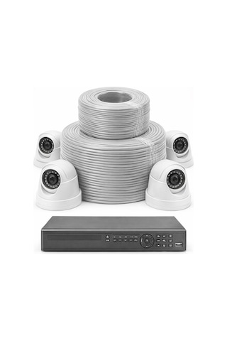 250 Metre Cctv Kablo 2+1 0.22mm 200+50m Güvenlik Kamera Kablosu