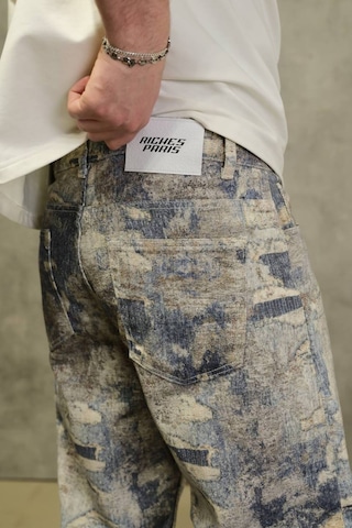 Blue Baggy Jeans Pantolon Mavi