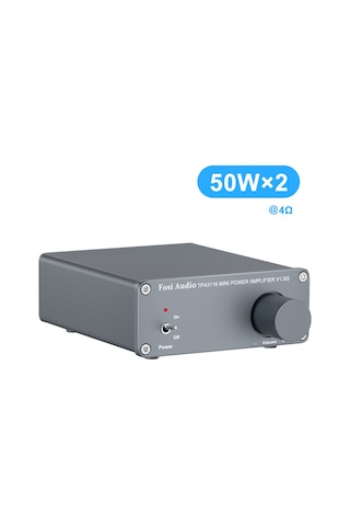 Fosi Audio V1.0G 2 Kanallı Stereo Ses Sınıfı D Amplifikatör Mini Hi-Fi