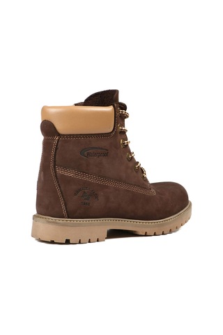 Hammer Jack Hakiki Deri Kahve Nubuk (Bej) Unisex Bot Kahverengi
