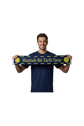 Fenerium Unısex Yaşa Fenerbahçe Şal Uv Kutu Sarı - Lacivert
