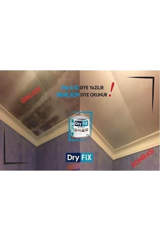 DryFix Nm-S10 Rutubet Nem Küf Engelleyici Boya 1 Kg Beyaz