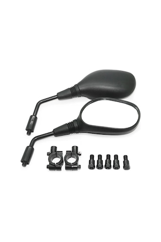 Gajeena Motorsiklet Atv Elektrikli Araçlar İçin Dayanıklı Abs Arka Görüş Aynası - Yüksek Netlikli Cam Lensli, Tüm Hava Koşullarında Uygun