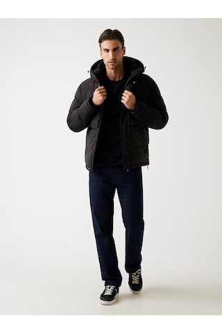 Guess Stretch Puffa Jacket Erkek Şişme Mont M4bl21wgj42 M4bl21wgj42 Jblk Siyah