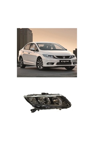 Honda Cıvıc Fb7 Sağ-sol Far Lambası Xenonlu Motorlu 2012-2015