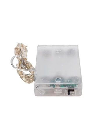 Pm-2557 Pilli Rgb 4 Renkli Rgb 10 Metre Kablolu Bağ Led Belirtilmemis