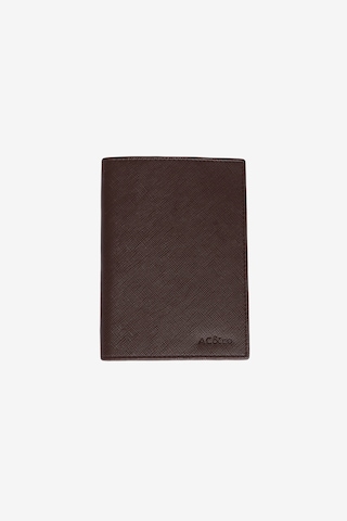 Ac&co / Altınyıldız Classics Erkek Kahverengi Özel Hediye Kutulu Suni Deri El Yapımı Pasaportluk Kahverengi