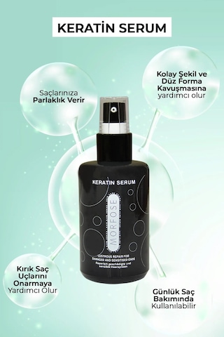 Keratin Saç Serumu 75 Ml - Yıpranmış Saçlar İçin - Mrfs