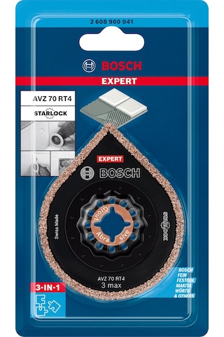 Bosch Professional 1x Expert 3 Max Avz 70 Rt4 Derzleme Tabanları Harç, Harç, Ø 70 Mm, Aksesuar Çok Fonksiyonlu Makine