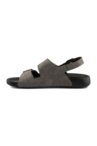 Barcelona Urban Sandals Rahat Yumuşak Tabanlı Erkek Sandalet-gri Haki