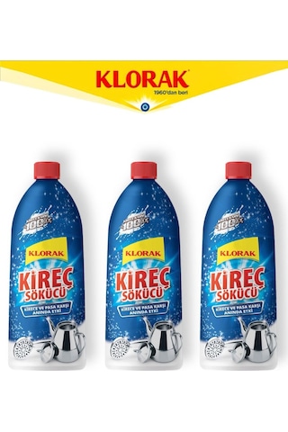 Kireç Sökücü 750 Ml 3 Adet 3'lü Set