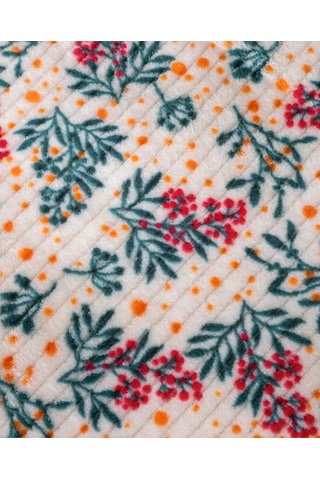 Diadora Wellsoft Fitilli Çiçekli Battaniye Sarı Puantiyeli Sarı Puantiyeli