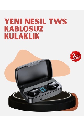Yüksek Kapasiteli A10s Tws Kablosuz Kulaklık Dokunmatik Kontrol 1