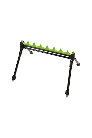 Vkemall Balık Bulucu Ayarlanabilir 2-bölmeli Olta Kamışı Tutucu Çinko Alaşımlı 4-ayak Olta Kamışı Tut Çok Renkli