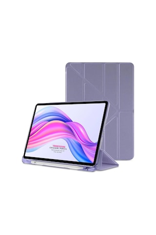 Honor Pad X9 11.5'' Inç 2023 Tablet Uyumlu Kılıf Katlanır Kalemlikli Standlı Uyku Modlu Akıllı Kapak Kılıf