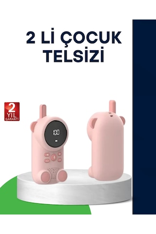 Lcd Ekranlı Bebek Telsizi - İki Yönlü Ses Uzun Menzil Çocuk Dostu Tasarım