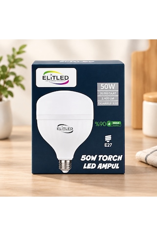 50 W Led El Feneri Ampulü Çok Renkli