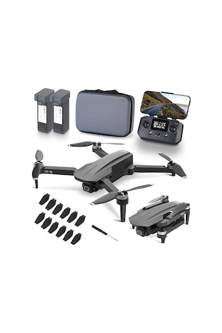 L700pro Fırçasız Motor Rc Quadcopter Gps Drone Hava Fotoğrafçılığı İçin Hd 4k Çift Kamera Katlanır