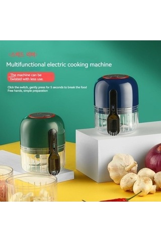 Dancemonkey Yeşil Sarımsak Ve Patates Ezici - Şarjlı Versiyon/ Yeşil