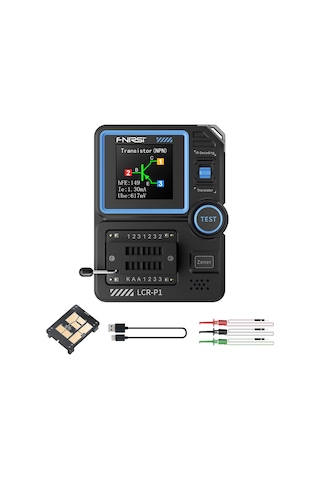 Maiyame Fnırsı Lcr-p1 Çok Fonksiyonlu Transistör, Diyot, Kondansatör Ve Mosfet Test Cihazı - Otomatik Tanıma Ve Renkli Ekran
