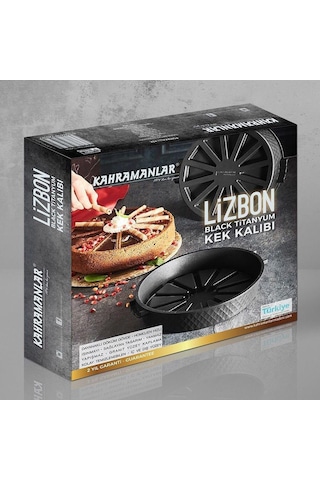 Kahramanlar Lizbon Black Titanyum Kek Kalıbı