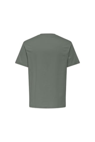 Only & Sons Onsmaxım Ctn Reg Ss Tee Erkek Green T-shirt - 22036952 Yeşil