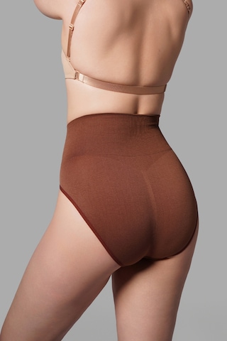 Fit Women Toparlayıcı Yüksek Bel Külot 1010 Kahverengi