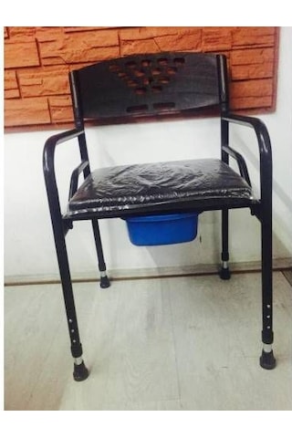 Deri Döşeme Katlanır Derili Klozet Yükseltici